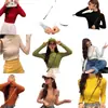Suéter de Cuello Medio Alto de Calidad Manga Larga Tejido de Punto para Mujer Otoño Invierno Nuevo Estilo Capa Interior Capa Base Ajustado Ceñido