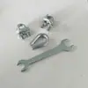 Accesorios para Equipos de Fitness Conector de Cable de Acero Terminal de Cabeza de Bloqueo Polea Alta Doméstica Comercial Remache de Cabeza para Cuerda