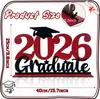 Adornos de Madera para la Temporada de Graduación 2026, Accesorios para Fotos de Fiesta Estilo Birrete de Licenciado, Regalos de Decoración para Escritorio