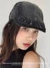 [Vaquero genial] Gorra vaquera retro estilo tanino con gran circunferencia de cabeza ajustable y moderna gorra de pato que combina con todo.