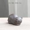 Maceta para animales pequeños flor mascota accesorios de cerámica decoración creativa para bonsái mini flor gato y ratón coche pequeños adornos