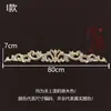 Tallado en Madera de Dongyang Apliques Estilo Europeo Accesorios para Muebles, Adornos para Puertas de Madera, Apliques Finamente Tallados para Puertas de Gabinete, Apliques para Cabeceras de Cama, Apliques Decorativos de Madera Maciza en Plata