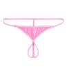 Ropa interior de comercio exterior sexy hueca transparente transpirable ropa interior sexy para hombres ropa interior de seda de hielo tanga entrepierna T pantalones hombres
