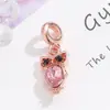Pulseira Colar Pingente Animal Rosa Transfronteiriça Materiais de Charme DIY Estilo Étnico Coruja Pingente Charme Artesanal