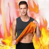 Chaleco exterior sin mangas grueso con forro polar para hombre de comercio exterior para protección contra el frío, ropa interior térmica, camiseta base sin costuras, chaleco de otoño e invierno para hombre