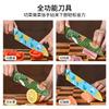 Cuchillo de cocina con estampado de comercio exterior directo de fábrica, cuchillo de fruta, cuchillo de cocina para dormitorio, cuchillo de cocina para el hogar, tabla de cortar, entrega de regalo