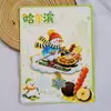 Serie Heilongjiang de Metal Harbin Mohe Pueblo de Nieve Atracción Turística Invernal Souvenirs Imanes para Refrigerador Imanes de Madera