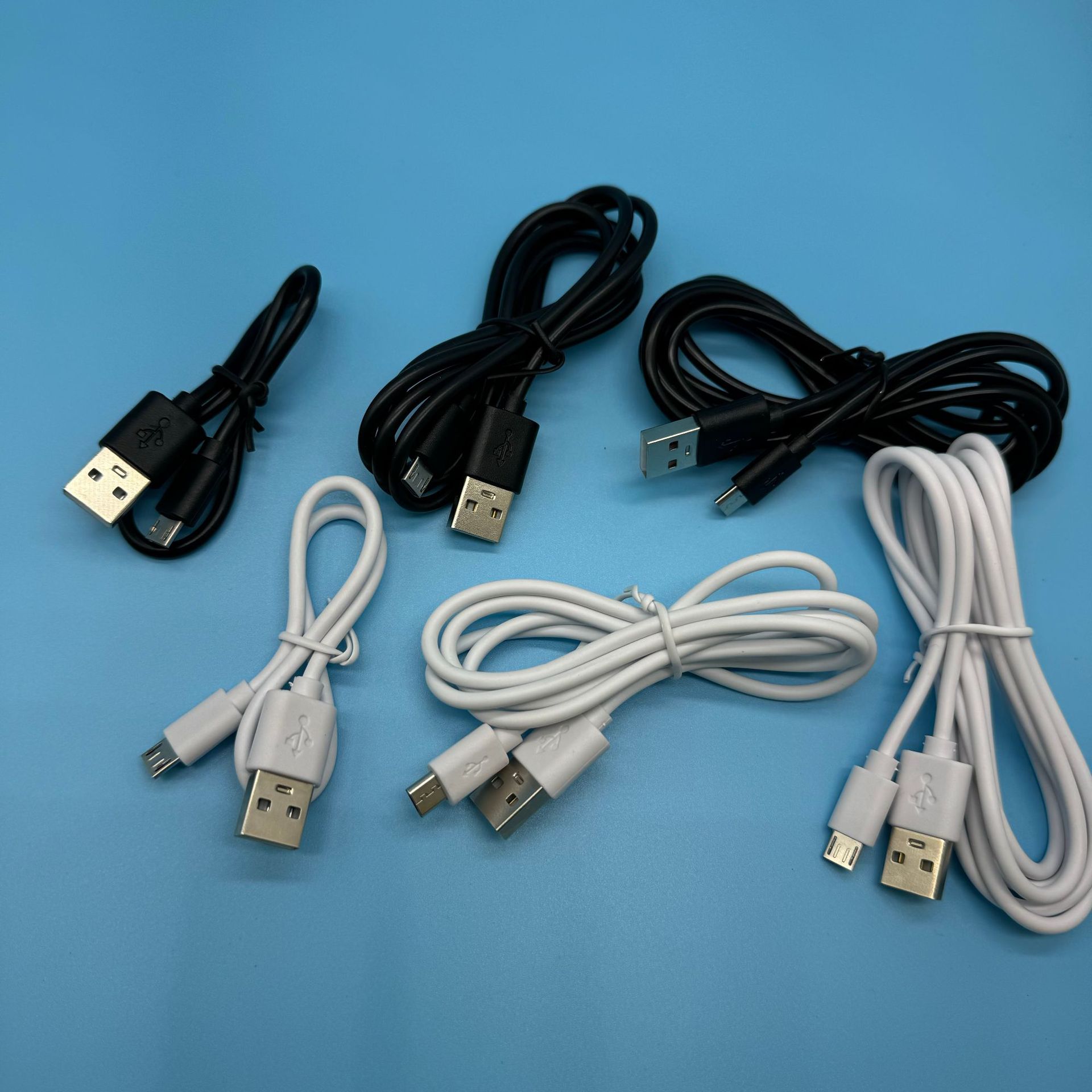 "环保安卓充电线2A1米USB转microUSB高品质V8手机安卓数据线0.3米