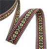 Suministro directo de fábrica cinta jacquard étnica de color de 25 mm de ancho de poliéster algodón para ropa zapatos y sombreros accesorios decorativos para equipaje
