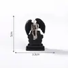 Nuevas figuras de calavera y murciélago de Halloween para comercio electrónico transfronterizo, accesorios de decoración DIY, adornos para paisajes en miniatura