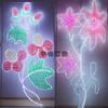 Luces LED para sobrecalle, Luminarias Horizontales para Calle, Luminarias para Calle, Luces Decorativas para Poste, Luces Festivas, Luces con Forma de Flor de Rosa, Luces Artísticas