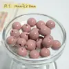 14mm Feijão Gelatina Creme Redondo Contas Coloridas DIY Feito à Mão Contas Corrente de Celular Acessórios de Joalheria Adorno de Cabeça Brincos Colar Doce