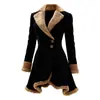Chaqueta de Cuero y Terciopelo 2026 Comercio Exterior Independiente Integrada con Piel Abrigo Engrosado Chaqueta para Mujer Nuevo Producto de Invierno