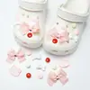 Acessórios de decoração de sapatos DIY para Crocs, fivelas decorativas fofas de pelúcia 3D de desenhos animados, leão e gato do zoológico para a superfície do sapato