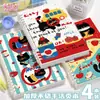 Cuaderno de Hojas Sueltas Ins de Aspecto Alto Tarta de Manzana Gato A5 Desmontable Lindo Cuaderno Rayado B5 Bloc de Notas