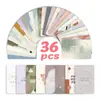 36 Tarjetas Inspiradoras Color Morandi, Tarjetas de Ánimo de Energía Positiva Geométricas Simples, Tarjetas de Felicitación Motivacionales para Estudiantes al por Mayor