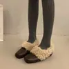 Zapatos de Algodón Estilo Coreano Cálido 20255 con Aumento de Altura Interior, Nuevos Zapatos Mary Jane Franceses de Otoño e Invierno con Piel cm Cálido