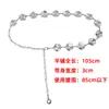 Cadena de Cintura Nueva Transfronteriza para Mujer Cadena Geométrica de Metal Cinturón de Cadena para Cuerpo de Mujer Ajustable Decoración de Cintura para Vestido Venta al por Mayor
