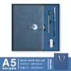 Set de Cuaderno A5 con Hebilla Metálica de Negocios y Caja de Regalo de Alta Gama para Manualidades, Regalo Souvenir para Reunión Anual Corporativa, Logo Impreso