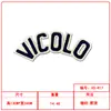 Parches de Bordado de Letras Inglesas en Toalla de Colores Etiquetas Bordadas por Computadora Accesorios para Ropa Parches Decorativos Parches de Bordado