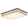 Lámpara de techo para sala de estar con estética de estilo canción, lámpara de techo minimalista de madera maciza estilo mid-century para estudio y dormitorio principal, lámpara de techo protectora para los ojos