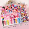 Popular set transfronterizo de accesorios para el cabello para niños, scrunchies en caja, ligas elásticas, pinzas para el cabello y accesorios para el cabello para niñas pequeñas