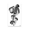 Fábrica de Origen Foto Pequeña Pegatinas de Tatuaje Animal Flor Serpiente Calavera Dedo Brazo Cualquier Conjunto a Juego