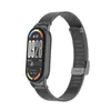 Adequado para Pulseira de Relógio Xiaomi Mi Band 10 Aço Inoxidável Milanês Tecido Fivela Xiaomi 9/8 Pulseira de Relógio Smart Bracelet