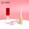 Tubo de Brillo Labial Transparente con Aplicador de Varilla Gruesa DIY Tubo de Corrector con Aplicador de Varilla Gruesa Cabezal de Cepillo Pequeño Redondo Brillo Labial Tubo de Brillo Labial Material de Empaque