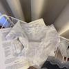 10A Ropa Interior Antibacteriana de Encaje Francés Suave Algodón Puro para Niñas Estilo Palacio Pura Lujuria Cómodos y Transpirables Calzones de Algodón para Mujer