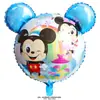 Globo de película de aluminio con forma de caricatura cumpleaños infantil fiesta de bebé diseño ratón Mickey autorizado