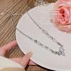 Colar de pérolas de borla borboleta de vento frio verão não desbotamento elegante moda clavícula cadeia internet celebridade high-end colar mulheres