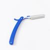 Soporte plegable de acero inoxidable para cuchilla de recortar cejas, salón de belleza portátil, soporte para cuchilla de afeitar cejas, traje, herramienta de belleza simple para afeitar