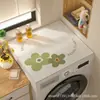 Funda para Lavadora de Rodillo con Estampado Floral, Alfombrilla 2026 Modelo Nuevo, Lujo Ligero Gama Alta Protector de Encimera Cubierta Antipolvo para Refrigerador