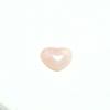 Tocado de corazón de melocotón pequeño de 14 mm con flores de acrílico bicolor, horquilla para uñas, accesorios de joyería DIY al por mayor