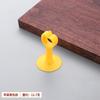 Dispositivo de succión de puerta de silicona anticolisión, sin perforaciones, para inodoro, de plástico, para manija de puerta montada en la pared