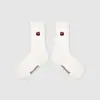 1746 calcetines infantiles al por mayor, calcetines de media caña bordados con lazo, estilo Miu girl, calcetines de algodón sin costuras con puños holgados para niñas