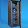 Gabinete de Servidor Metal Bandeja Vertical de Gerenciamento de Cabos Rack Aberto Vertical 42U Rack de Gerenciamento de Cabos Vertical Canal de Roteamento de Cabos Slot Vertical
