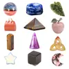 Pedras de Cristal Naturais, Designs de Cristal Personalizados, Pedras de Energia, Esculturas de Pedra para Alívio da Ansiedade, Atacado de Fábrica de Joias