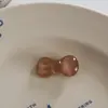 Goma para el pelo transparente con lazo pequeño y brillo, versátil y linda para el uso diario, diadema elástica básica para niñas