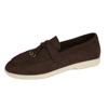 Exportação Europeia e Americana 2024 Novo Estilo Solado Único 36-43 Sapatilha Slip-On Sapatos para Mulheres Estilo Pequeno Perfumado Borracha Slip-On