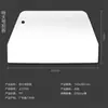 Raspador de corte trapezoidal semicircular grande, mediano y pequeño de plástico PP de grado alimenticio, raspador para hornear pasteles, crema, raspador triangular