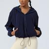 Sudadera Deportiva Holgada, Chaqueta con Cremallera para Entrenamiento al Aire Libre de Running y Ciclismo, Sudadera Deportiva Estilo Lulu para Mujer
