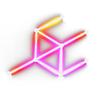 Nueva lámpara de empalme RGB transfronteriza lámpara decorativa de atmósfera para competición eléctrica Bluetooth puro APP captación cuántica lámpara de pared lámpara de empalme