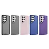 Adecuado para Samsung Galaxy S26: Funda de teléfono acrílica transparente, mate, con tacto de piel, ligera, lujosa y de estilo empresarial, con protección contra caídas.