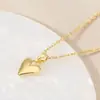 Luochen Venda Quente Transfronteiriça Estilo Ins Colar Pingente Coração Coração Acessível Luxo Nicho de Ponta Corrente de Clavícula Exquisita para Mulheres