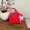 Bolsa Boston estrellada estilo coreano 2026 con colgante de estrella, se puede usar como mochila, bolso de mano, bolso de hombro o bolso cruzado, versátil para el commuting