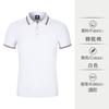 Algodão Penteado Seda Gelo Camiseta Personalizada Camiseta Publicitária Camisa Polo Logotipo Personalizado Roupa de Trabalho Lapela DIY Camiseta Cultura Corporativa