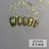 Nuevas Pegatinas de Mariposa para Manicura Jelly Pegatinas de Uñas Estereoscópicas Plateadas en Relieve Pegatinas de Uñas Mariposa Dream de Lujo Puro 3D