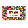 Copa Mundial 2026 en Estados Unidos, Canadá y México Bandera Personalizada Bandera de Apoyo para Aficionados Decoración para Animación Bandera Colgante Fabricante Transfronterizo Venta al por Mayor